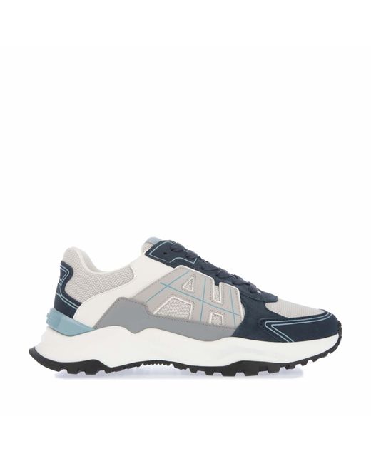 Android Homme Blue Ah One Suede Trainers for men