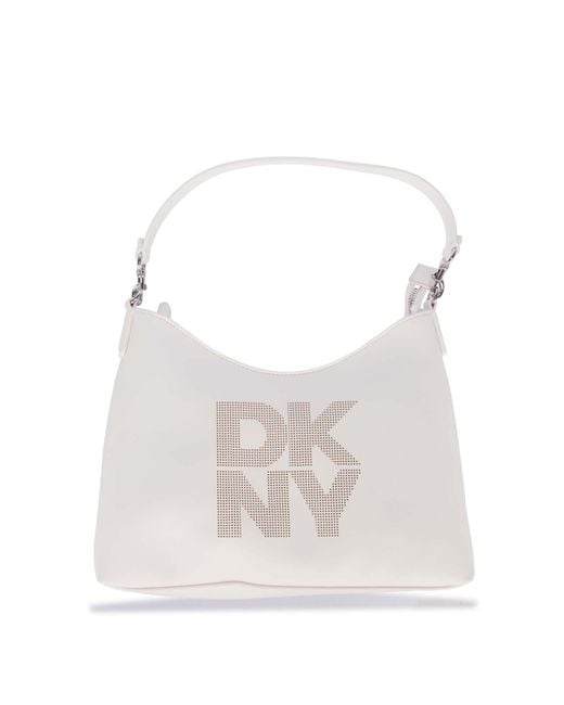 DKNY White Romy Shoulder Bag for men