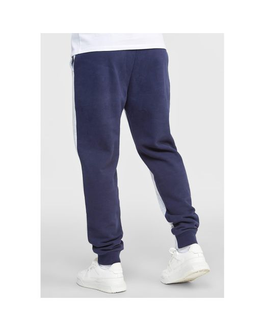 Siksilk Blue Contrast Joggers for men