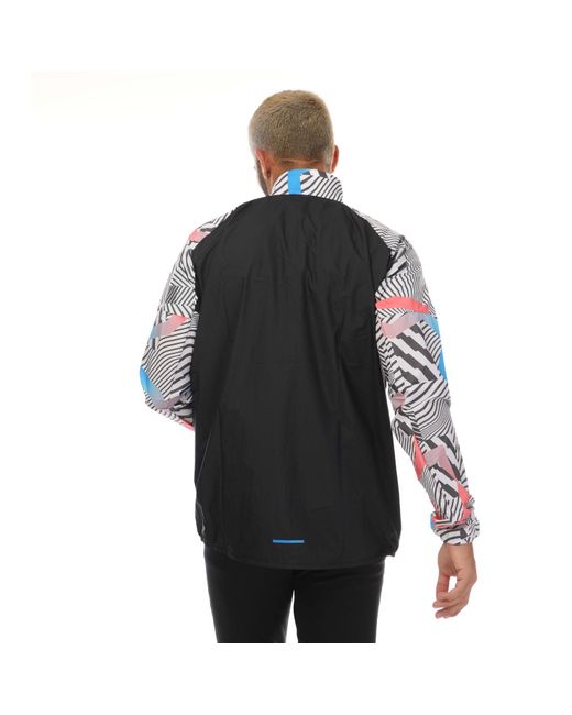 Adidas Gray Terrex Trail Running Printed Wind Jacket for men