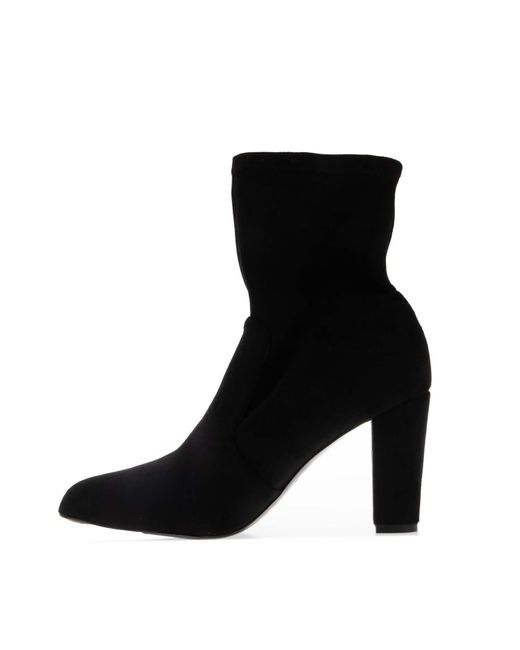 Dune Black Oty Heeled Ankle Boots