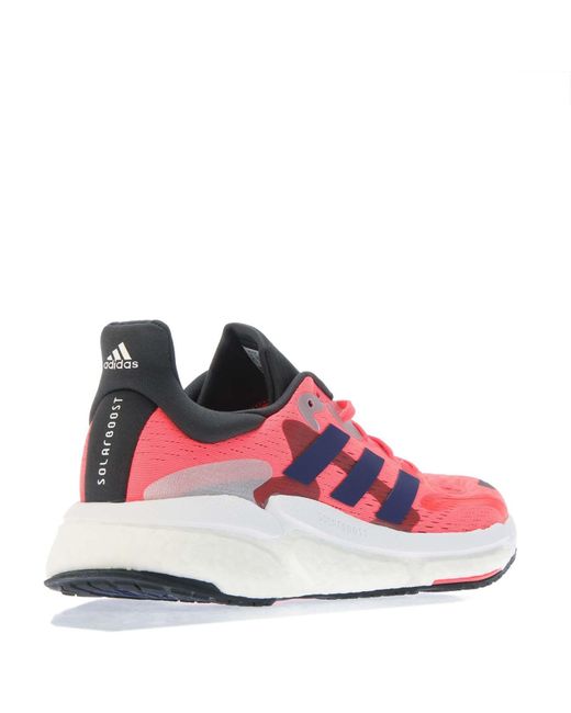 Adidas Pink Solar Boost 4 Trainers for men