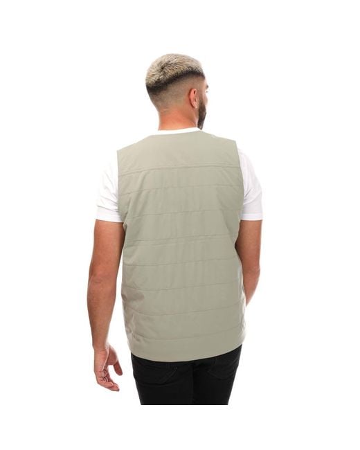 Snow Peak Gray Flexible Insulated Vest for men