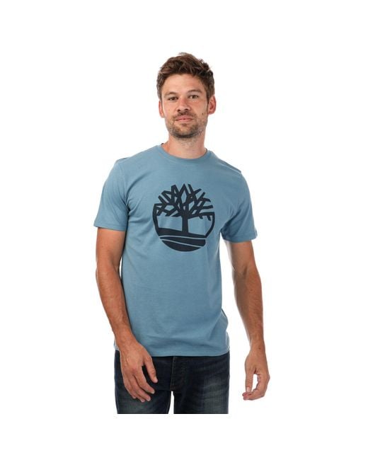 Timberland Blue Tree Logo T-shirt for men