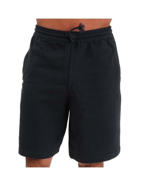 Adidas Blue All Szn French Terry Shorts for men