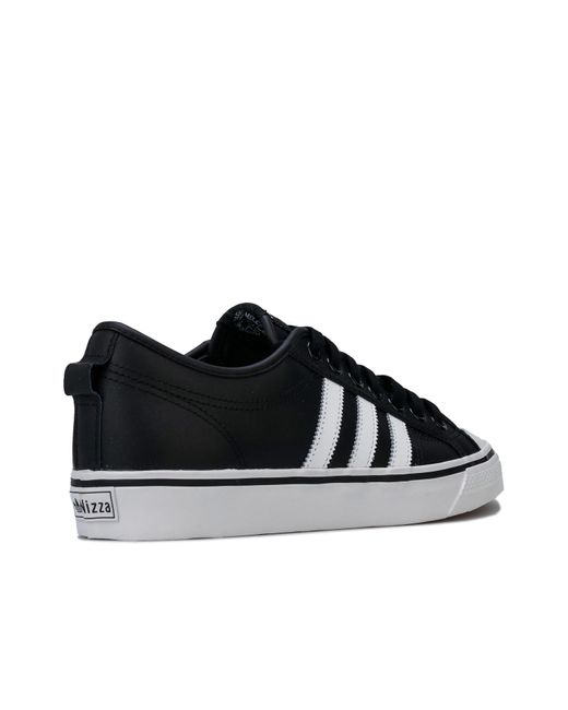 black nizza trainers