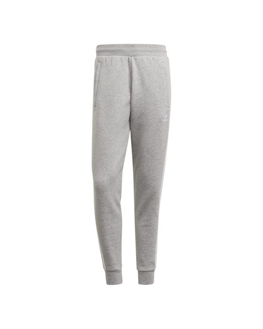 Adidas Originals Gray Adicolor Classics 3-stripes Pants for men