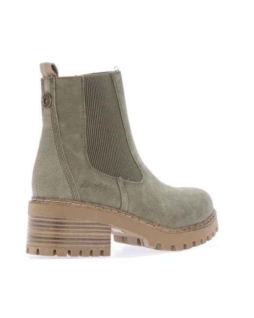 Blowfish Gray Womenss Leven Chelsea Boots