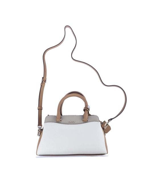 DKNY White Avelle Sm Satchel for men