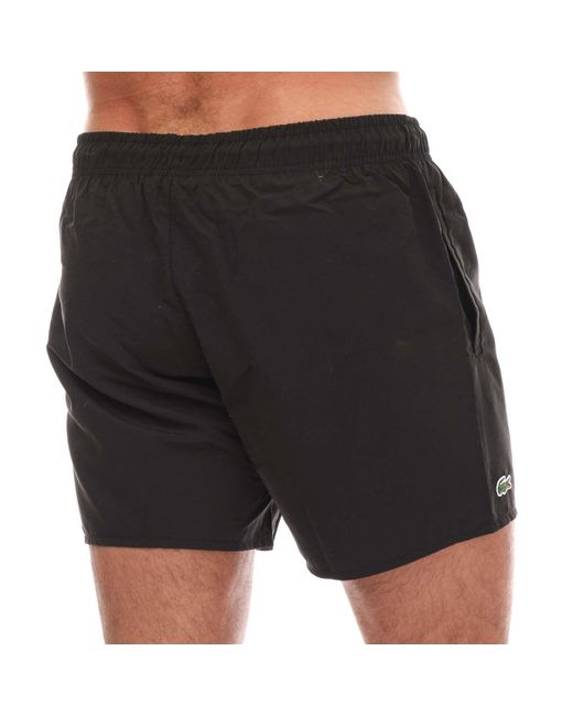 Black 2024 lacoste shorts
