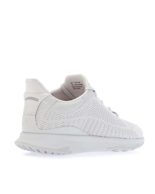 Fitflop White Vitamin Ffx Knit Sports Trainers