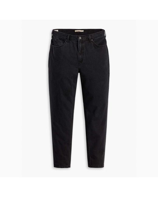 Levi's Black Plus 80's Mom Jeans
