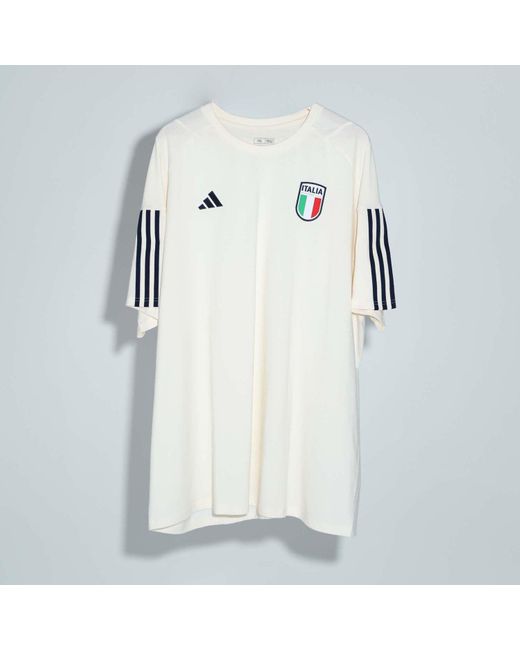 Adidas Natural Italy Tiro 23 Cotton T-shirt for men