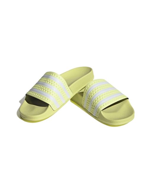 Adidas Originals Green Adilette Slide Sandals
