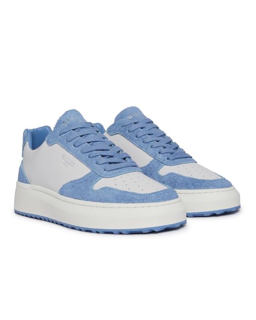 Mallet Blue Hoxton 2.0 Suede Trainers Size 4
