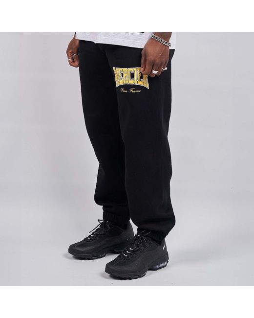 Mercier Black Kansas Relaxed Joggers for men