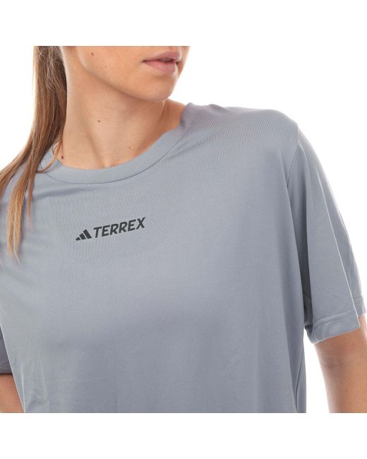 Adidas Gray Terrex Multi T-shirt (plus