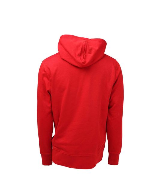 Gant Red Graphic Printed Hoodie for men