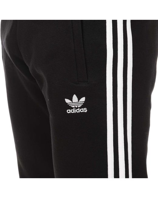 Adidas Originals Black Adicolor Classics 3-stripes Joggers for men