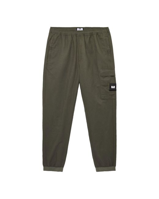 Weekend Offender Green Hoshino Cargo Pants for men