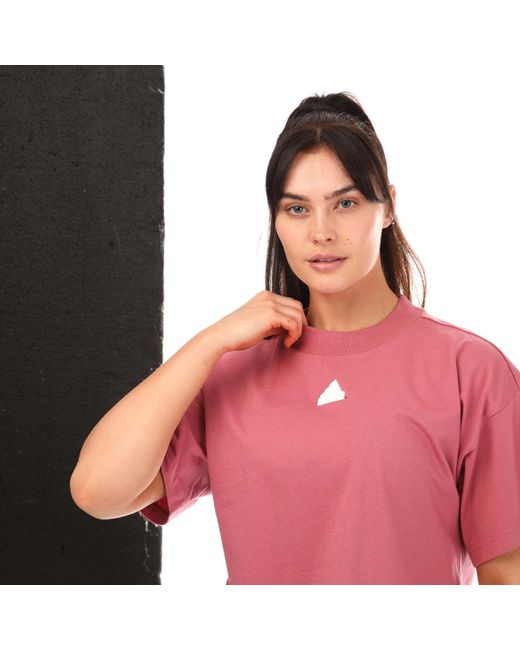 Adidas Red Future Icons 3-stripes T-shirt