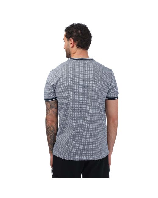 Ted Baker Blue Geckoe Printed T-shirt for men