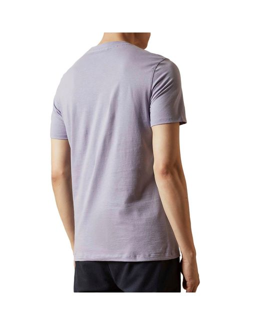 Ted Baker Purple Broni Branded T-shirt for men