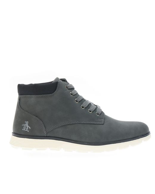Original Penguin Norway Chukka Boots in Grey for Men Lyst UK