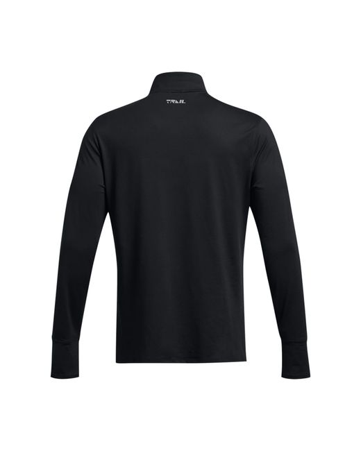 Under Armour Blue Trail Run Quarter Zip Top for men