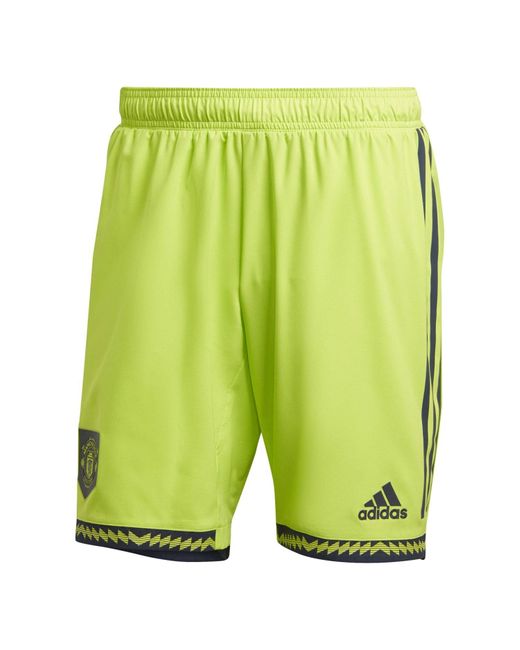 Adidas Green Manchester United 2022/23 Third Shorts for men
