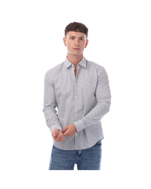 HUGO Gray Button Down Shirt for men
