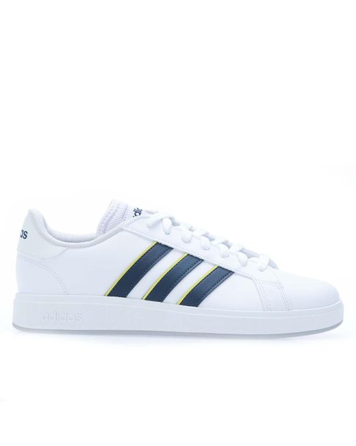 Adidas Blue Grand Court Lifestyle Trainers