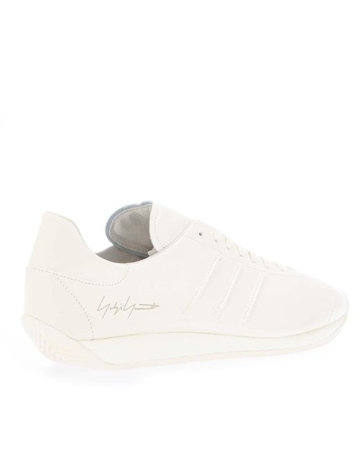 Y-3 White Unisex Country Trainers