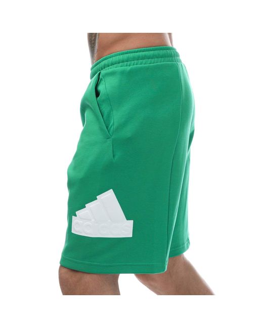 Adidas Green Future Icons Badge Of Sport Shorts for men