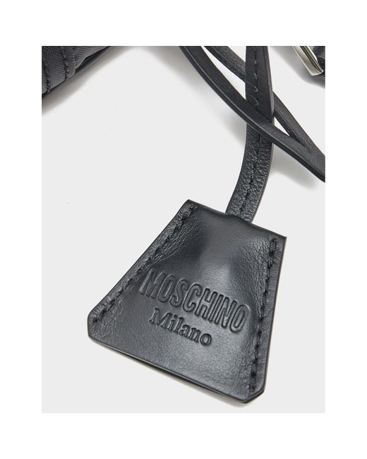 Moschino Black Milano Cross Body Bag for men