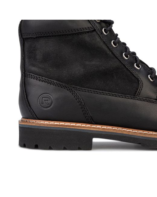 rockport men's marshall rugged cap toe ankle boot