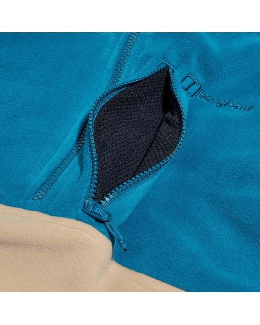 Berghaus Blue Prism Micro Polartec Half Zip Fleece for men