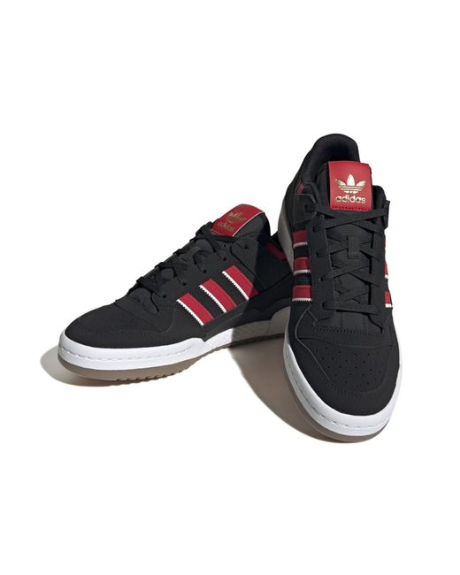 Adidas Black Originals Forum Low Cl Shoes for men