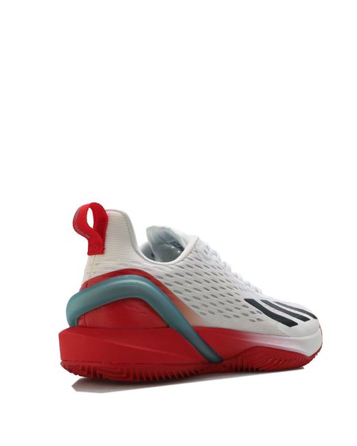 Adidas White Adizero Cybersonic Tennis Shoes for men