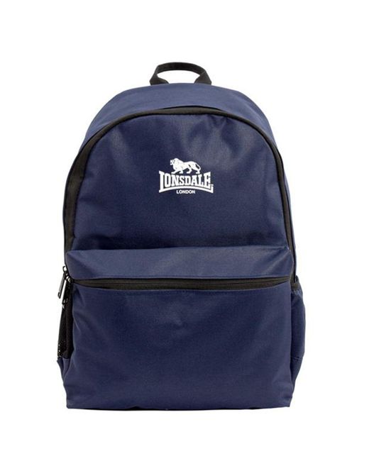 Lonsdale Blue Pocket Backpack for men