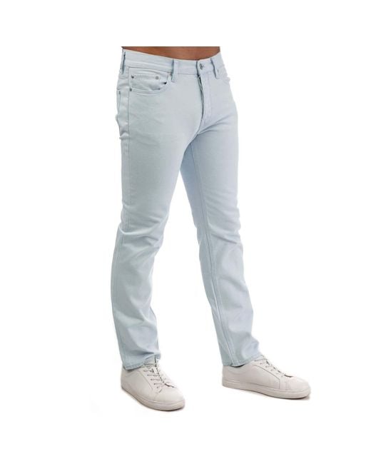 Pretty Green Blue Compton Regular Fit Jeans for men