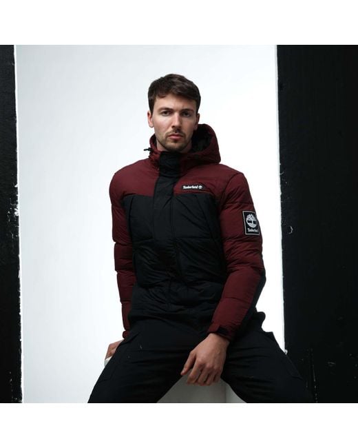 Timberland Red Outdoor Archive Puffer Jacket for men