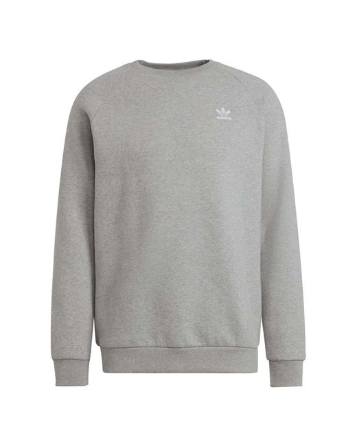 Adidas Originals Gray Adicolor Essentials Trefoil Sweatshirt for men