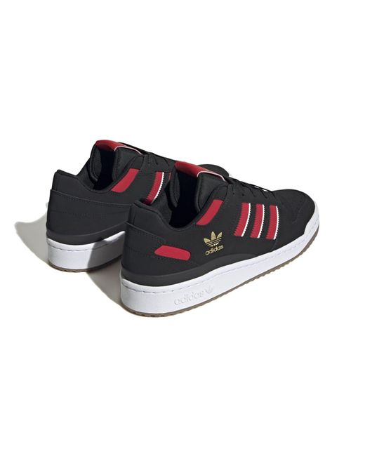 Adidas Black Originals Forum Low Cl Shoes for men