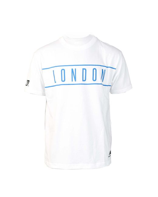 New Balance White Nb Athletics Amplified T-shirt for men