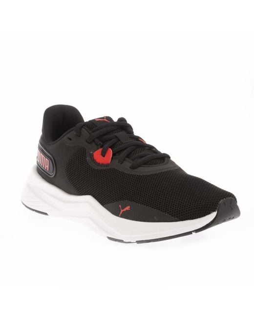 PUMA Black Disperse Xt 3 Knit Trainers for men