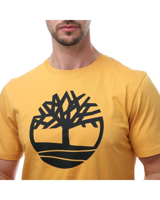 Timberland Metallic Kennebec River Tree Logo T-shirt for men