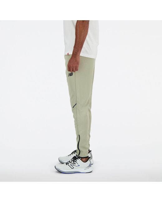 New Balance Green Tenacity Knit Training Pants for men