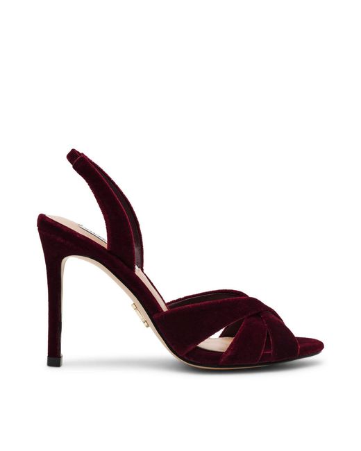 Steve Madden Purple Trophies High Heel Stiletto Sandal Size 4