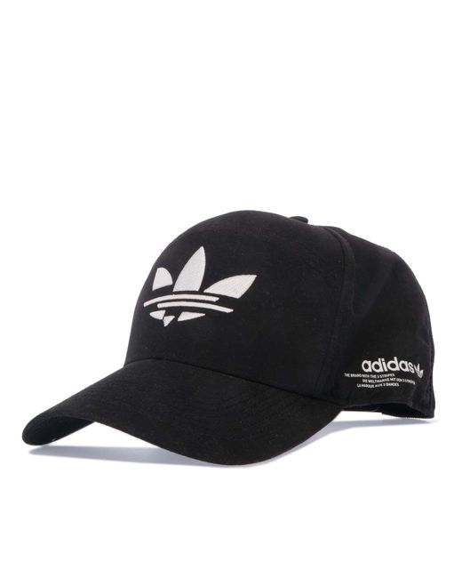 Adidas Originals Black Adicolor Snapback Cap for men